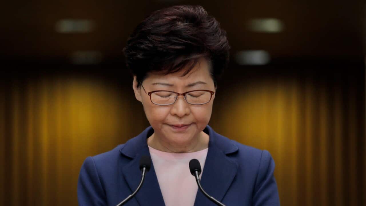 Hong Kong Chief Executive Carrie Lam