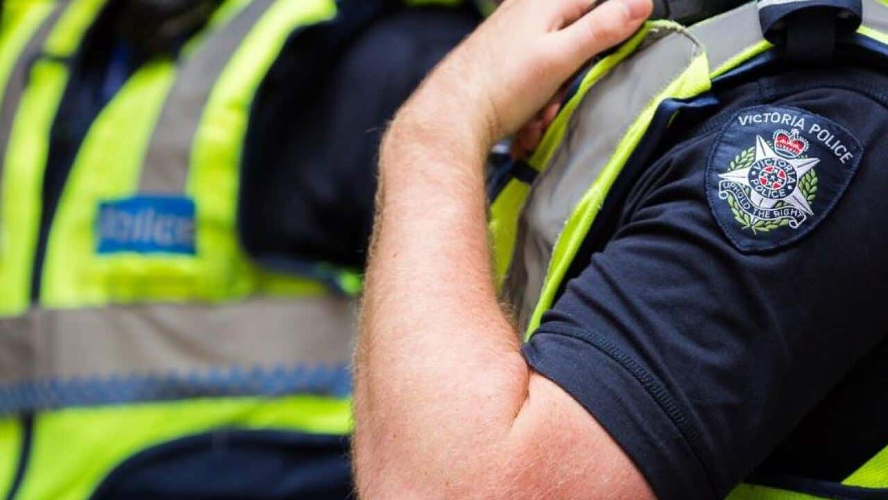 Two men have been taken to hospital after being shot by police in Barnawartha North Wednesday afternoon.