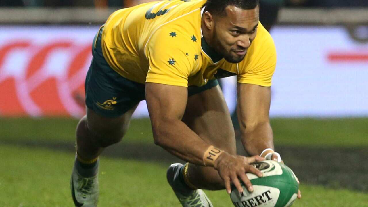 Wallabies player Sefanaia Naivalu