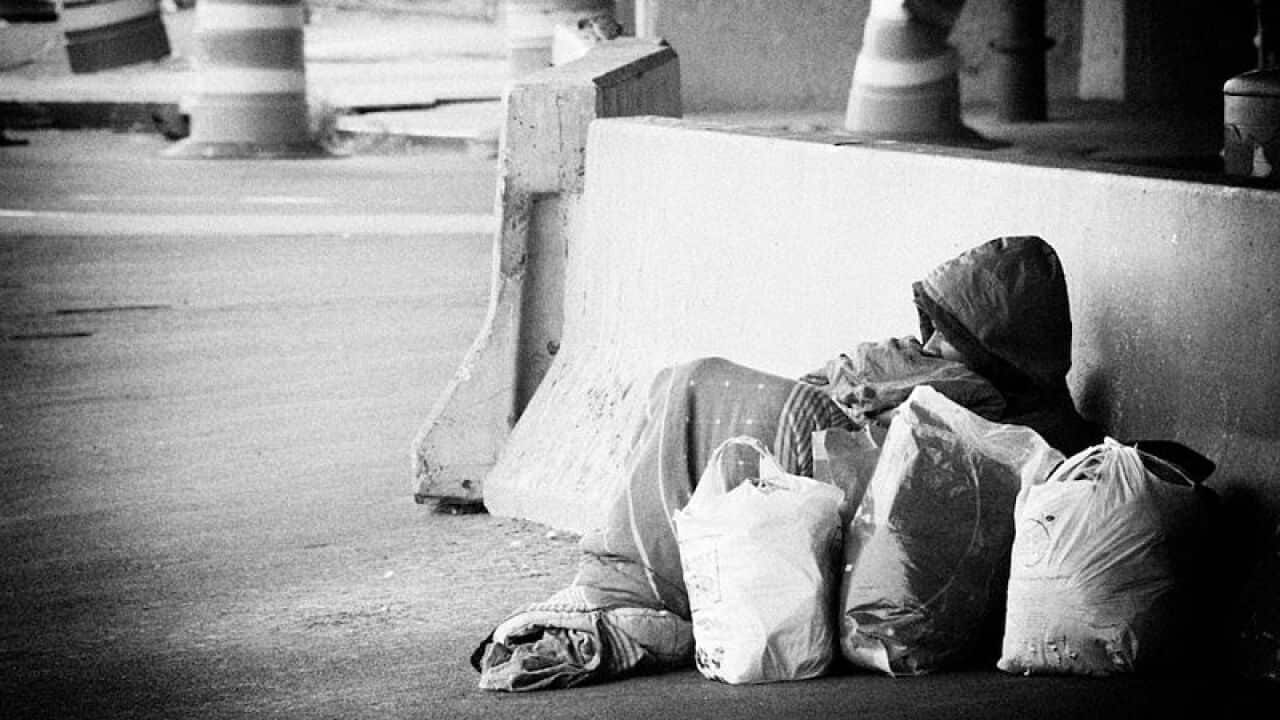 Homeless person