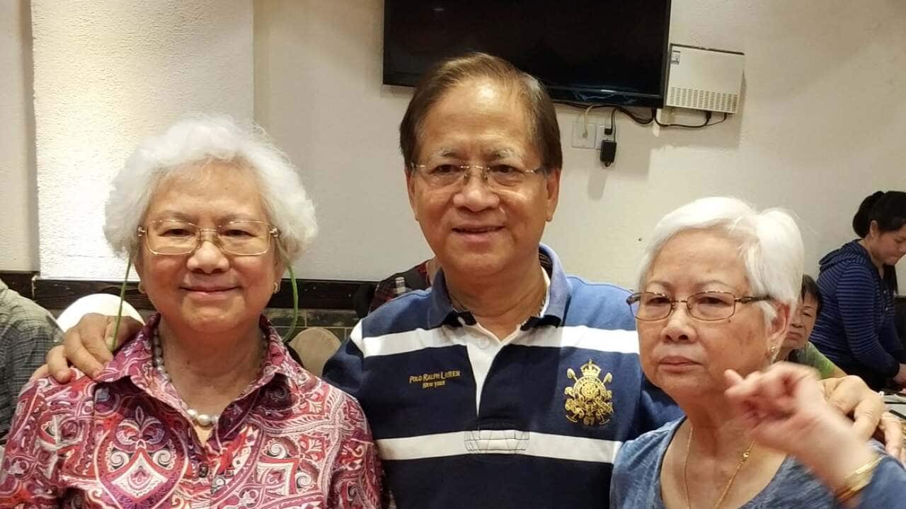 Dr. Andrew Kwong (middle) and friends