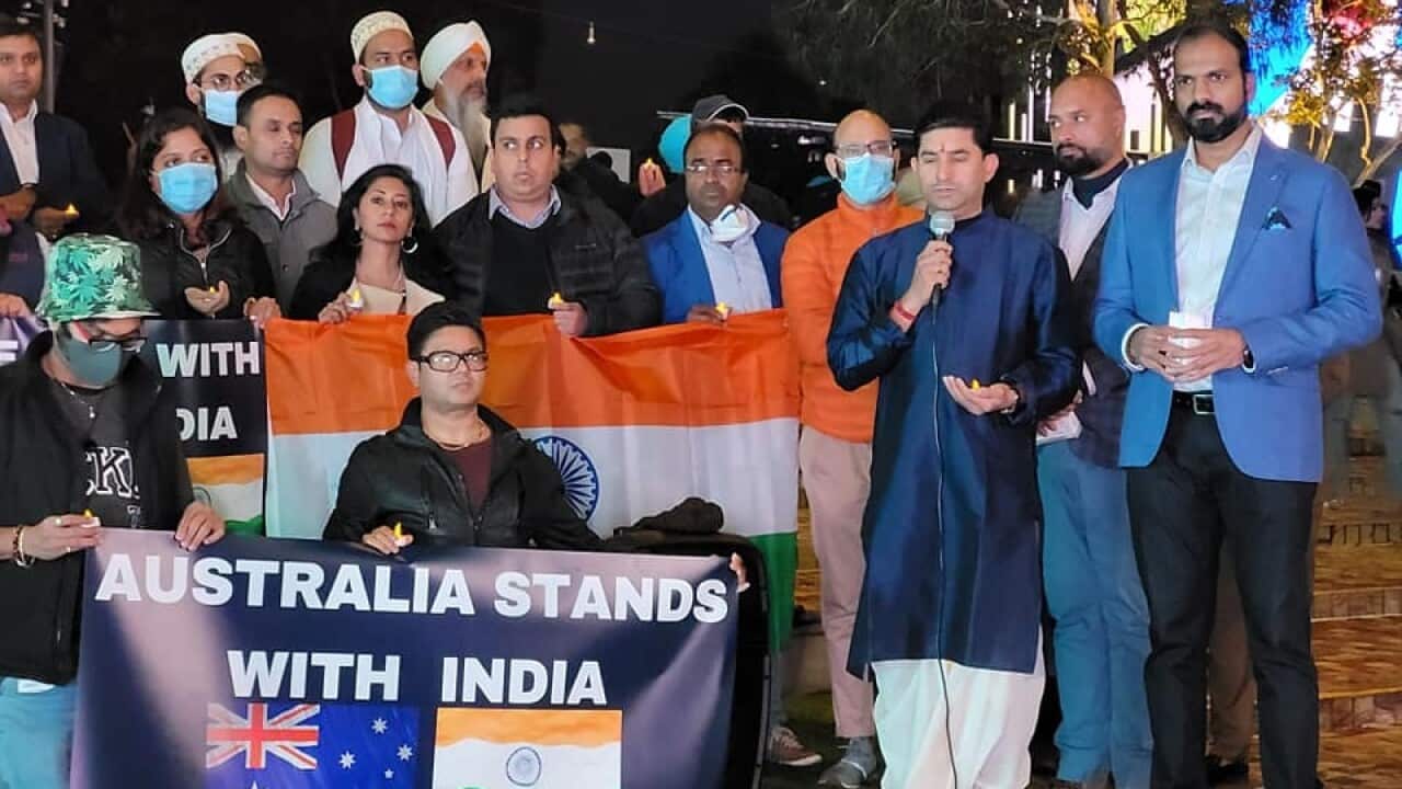 Pray for India candlelight vigil