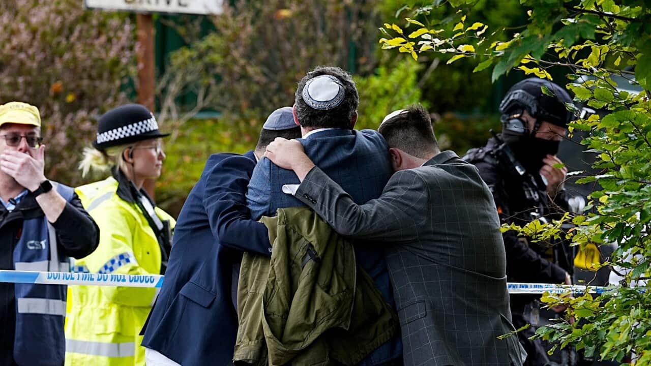 APTOPIX Britain Synagogue Stabbing
