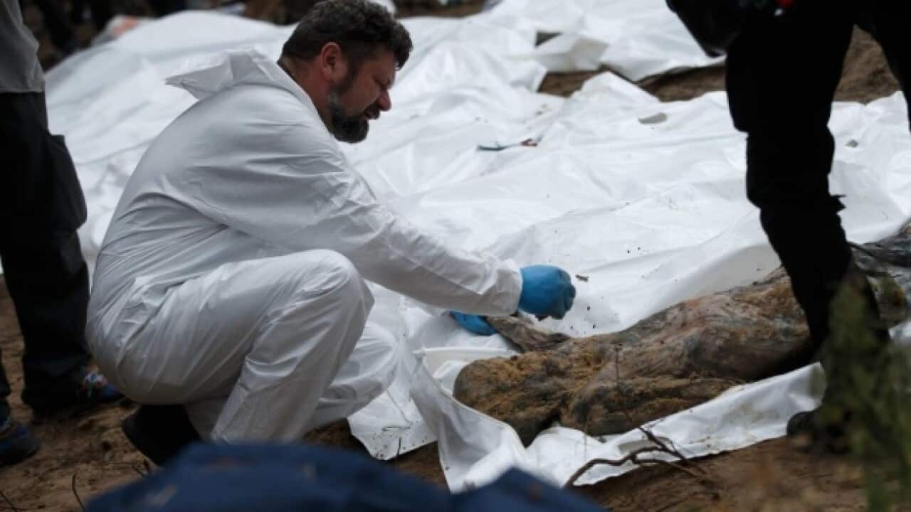 The police have already documented 241 war crimes committed by the Russian military in the liberated settlements of the Kharkiv region..jpg