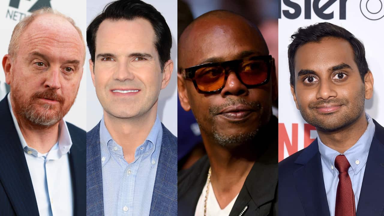 A composite image of four men.