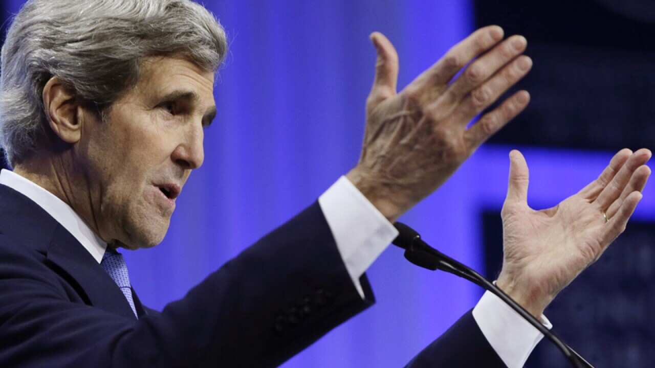 US Secretary of State John Kerry at Davos