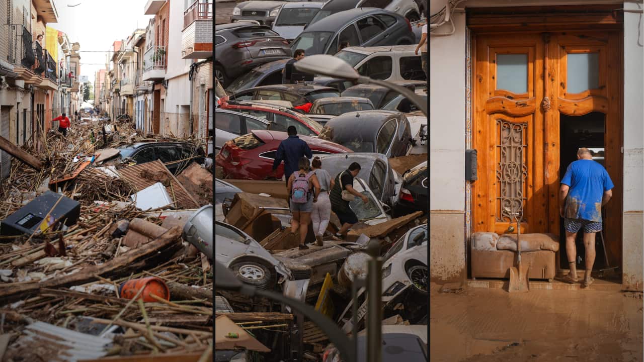 In pictures: Spain’s devastating floods that have cut off communities and killed dozens In pictures: Spain’s devastating floods that have cut off communities and killed dozens