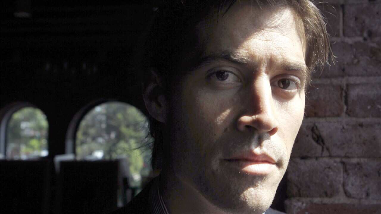 A file photo of journalist James Foley