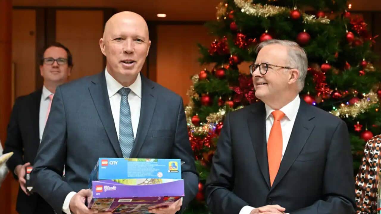 Anthony Albanese and Peter Dutton have delivered their Christmas messages.jpg