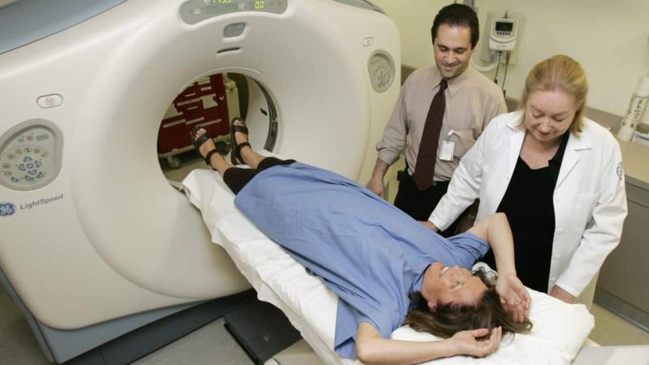 CT scan machine