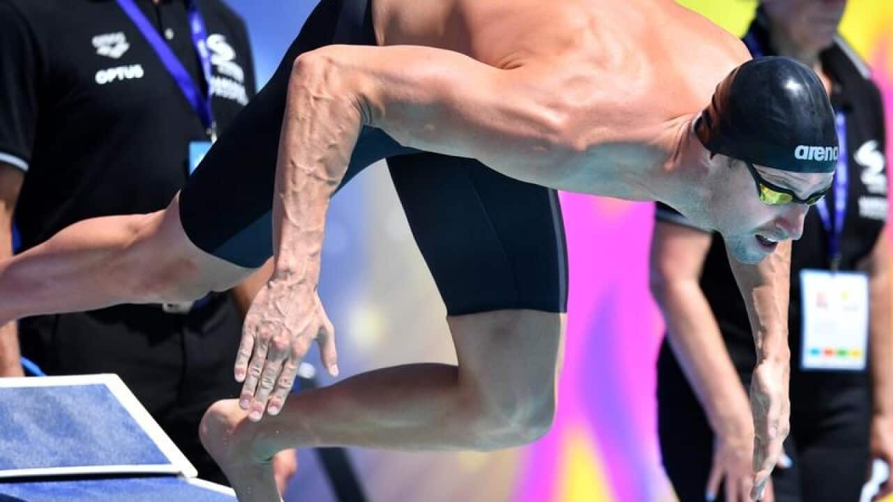 Australian swimmer James Magnussen.