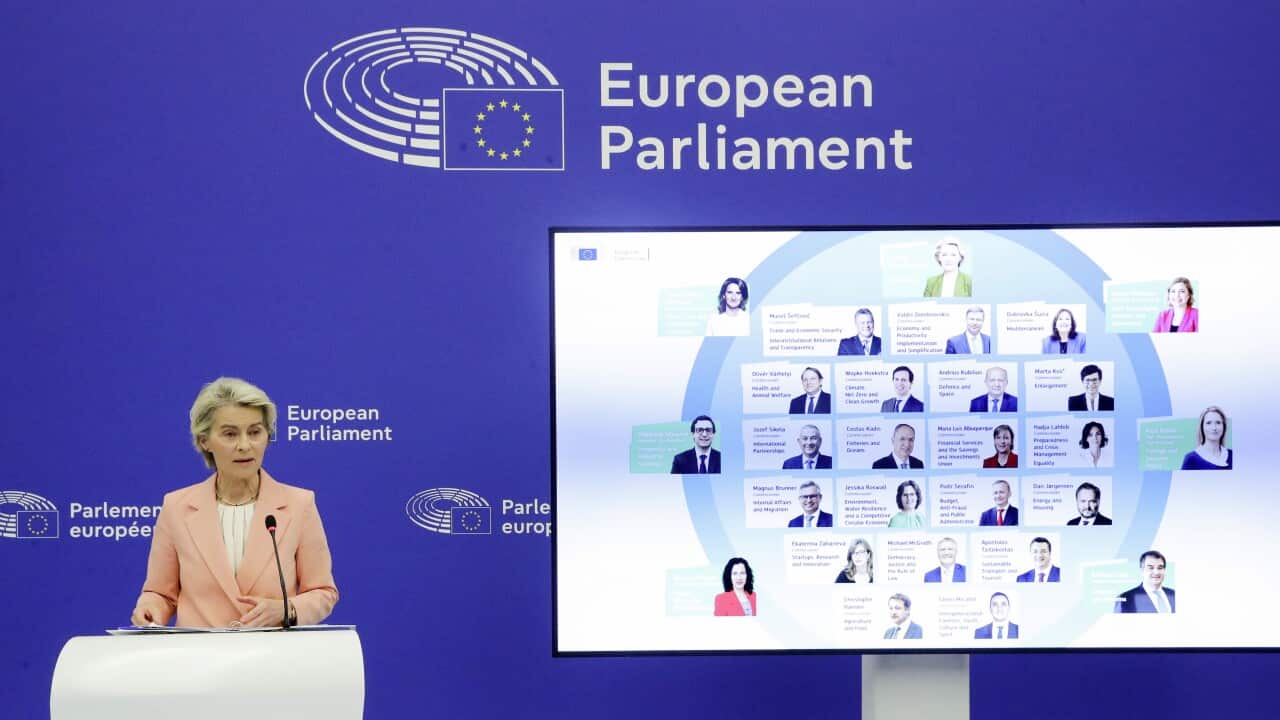 President of the European Commission presents her new College of Commissioners