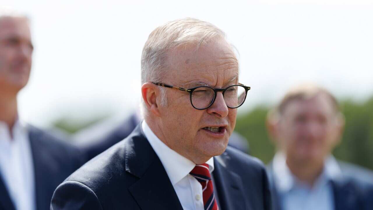 Anthony Albanese has congratulated Donald Trump (AAP).