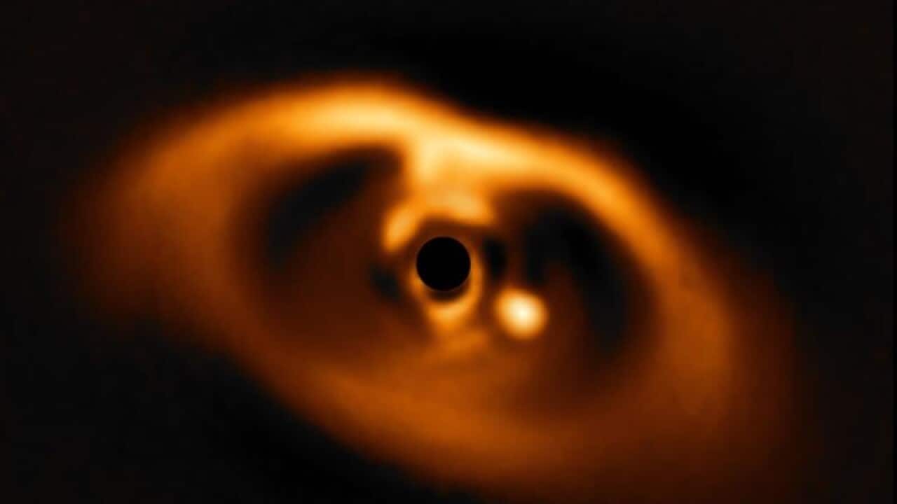 Birth of new planet captured.