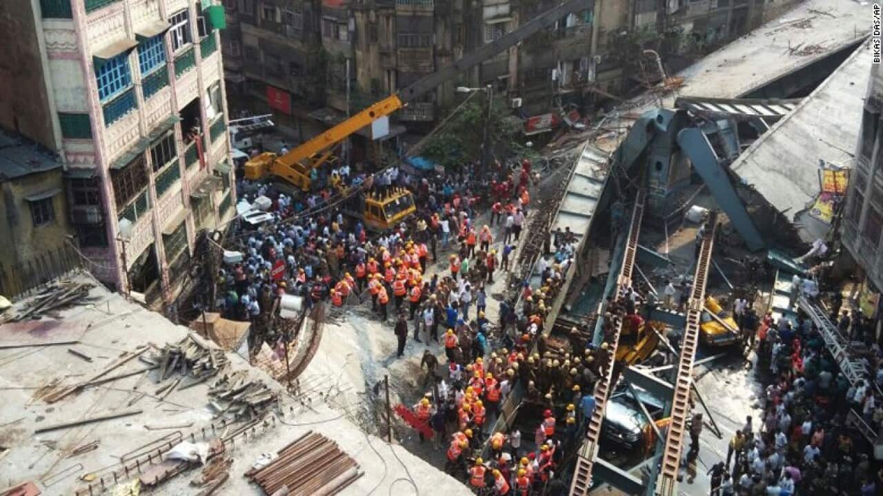 The flyover that fell over