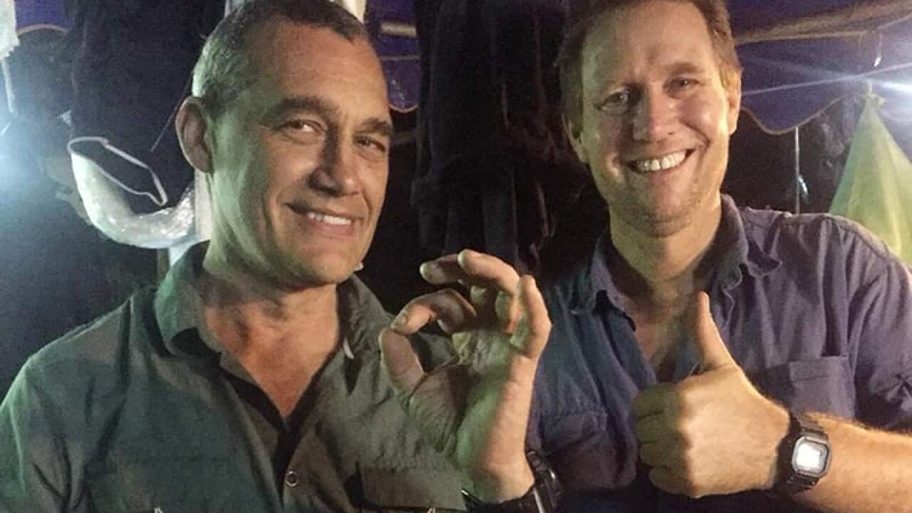 Craig Challen and Richard Harris - the pair are hoping to get back to normal life.