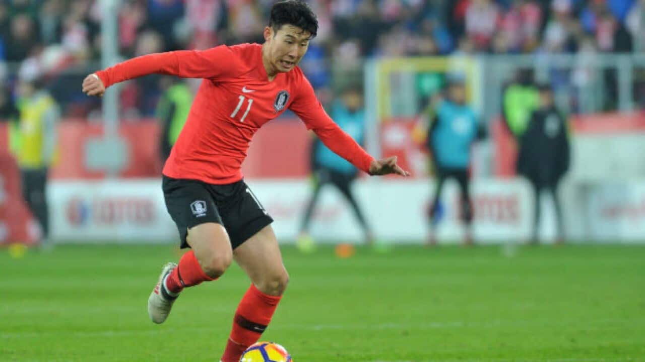 Tottenham winger Son Heung-min