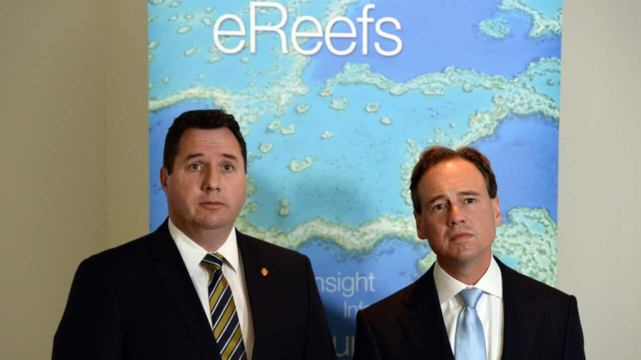 Greg Hunt and Andrew Powell 