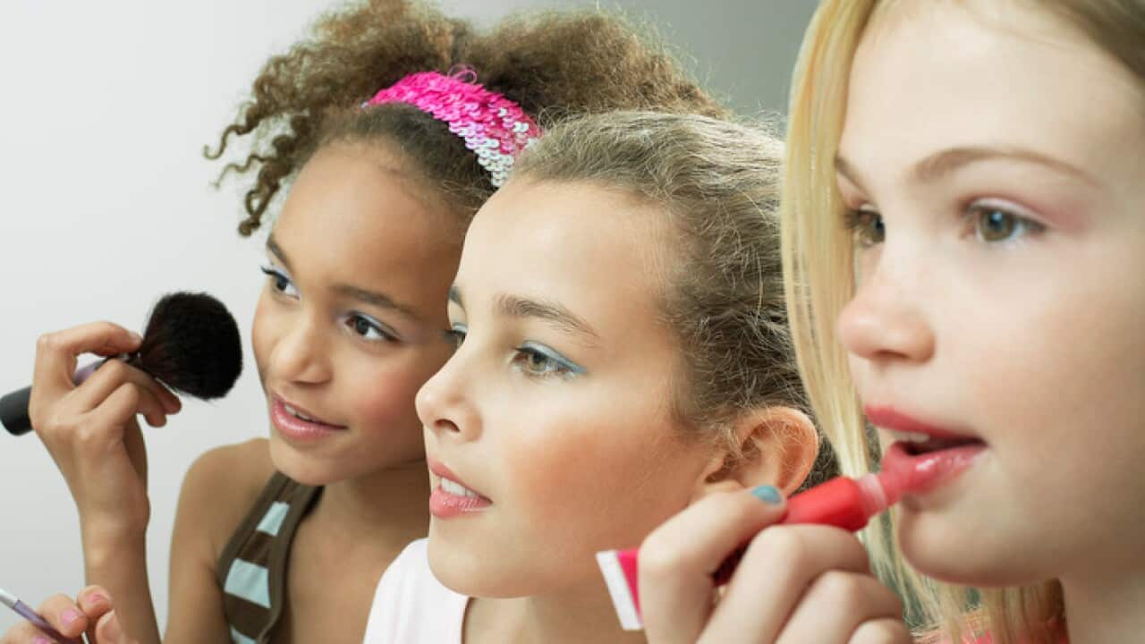 Girls at a Slumber Party