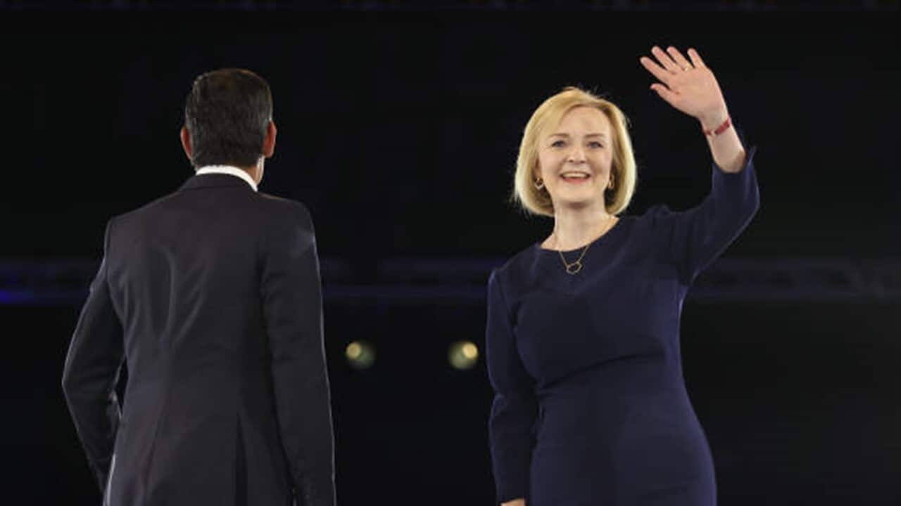 Liz Truss ma Rishi Sunak.
