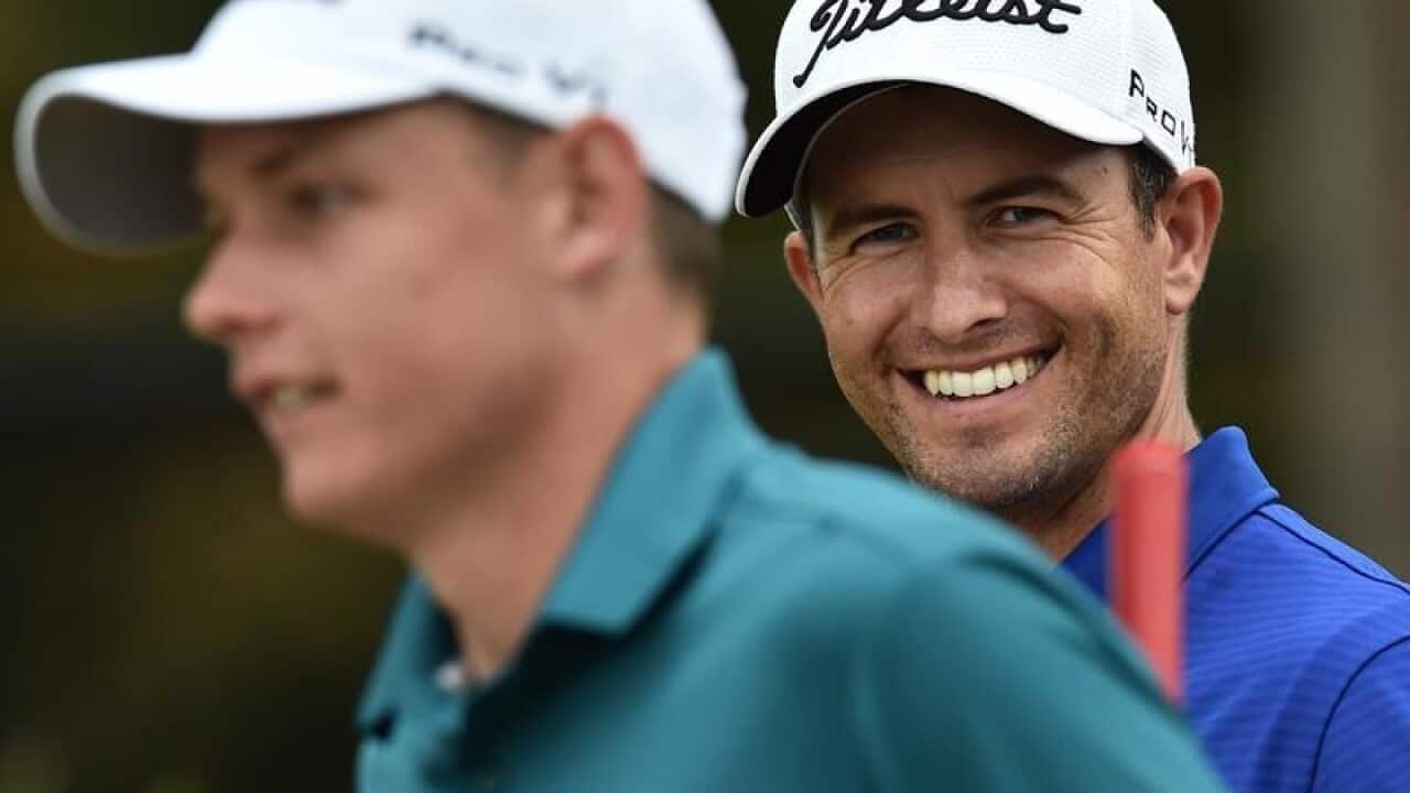 Adam Scott and Cameron Smith