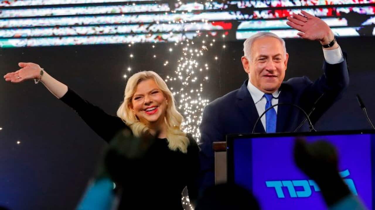 PM Netanyahu and wife Sara