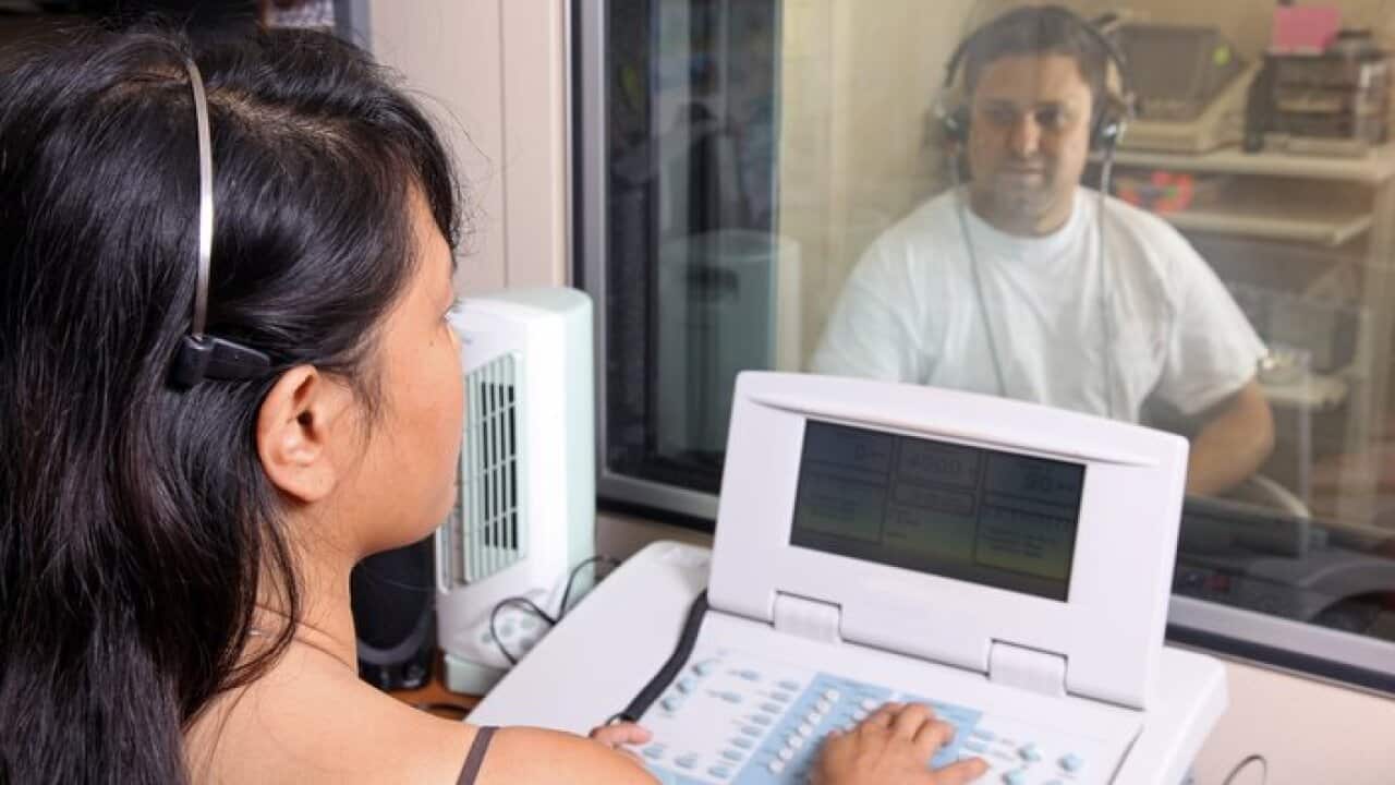 Hearing exam