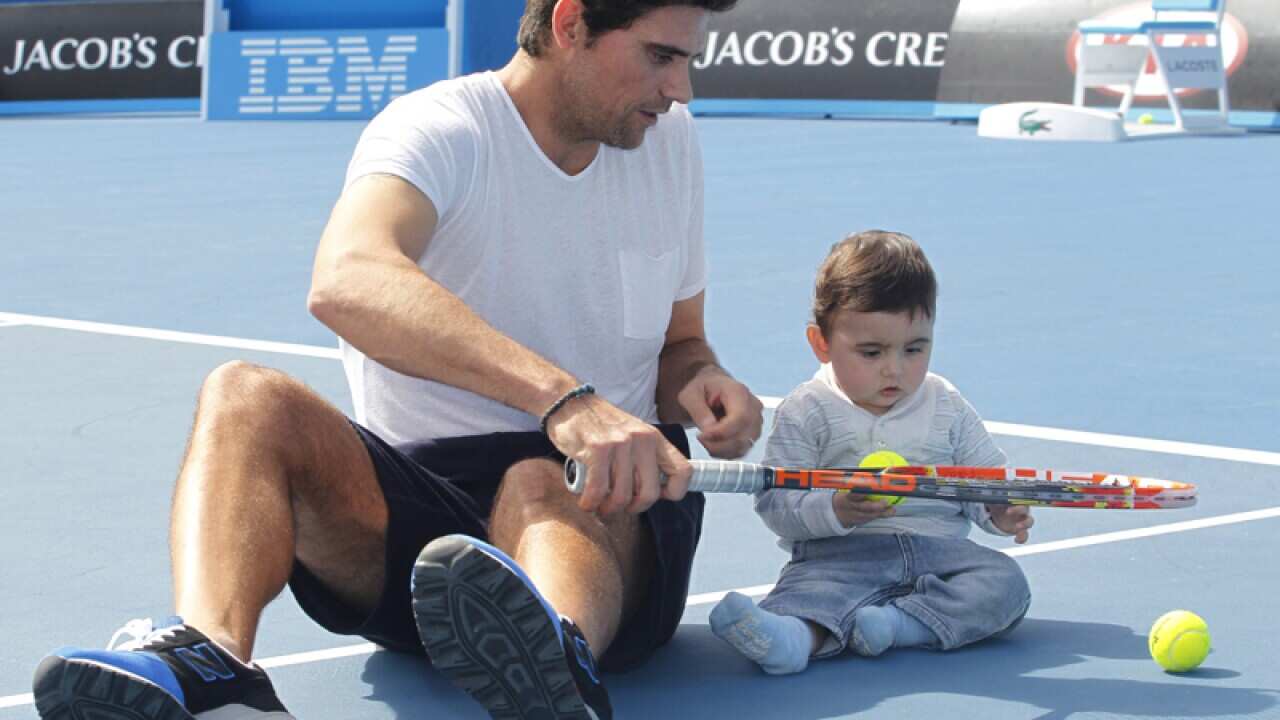 Australian tennis player Mark Philippoussis