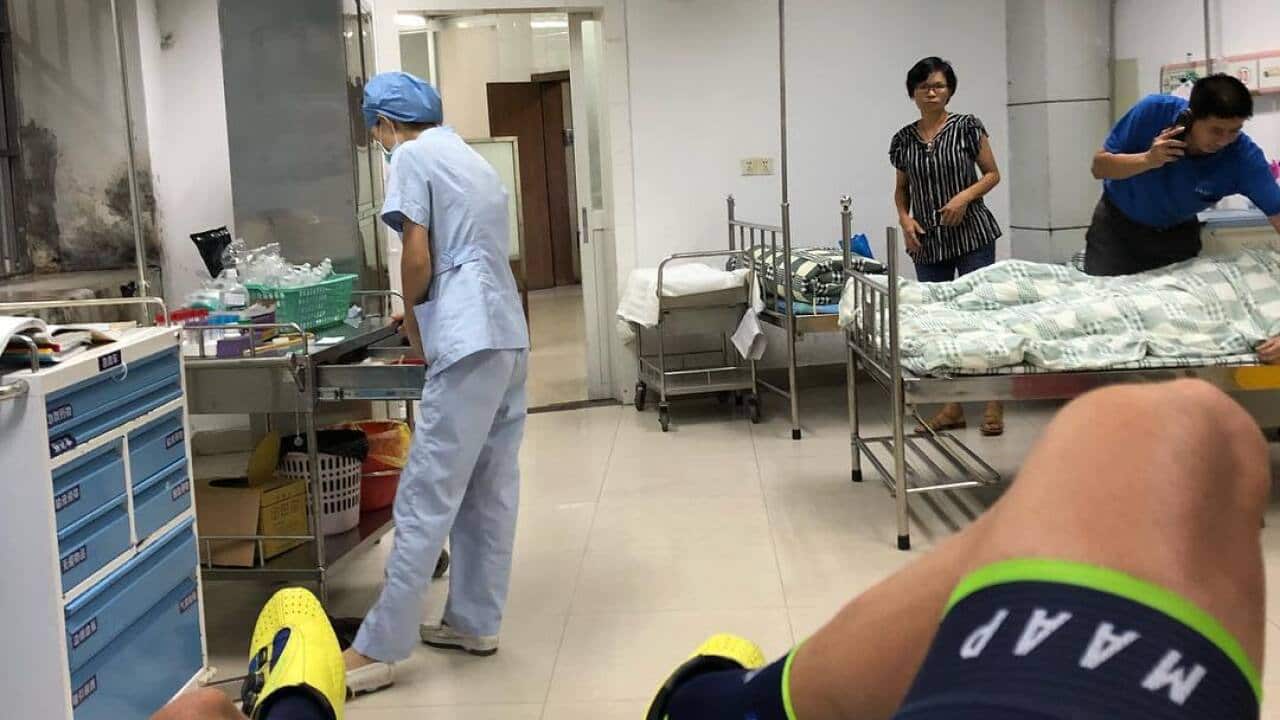 Steele von Hoff broke another bone (Instagram)