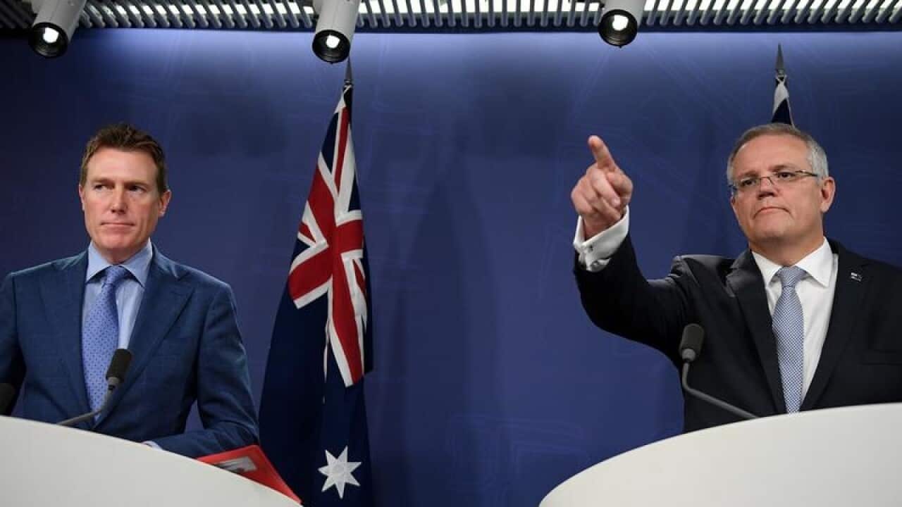 Christian Porter and Scott Morrison