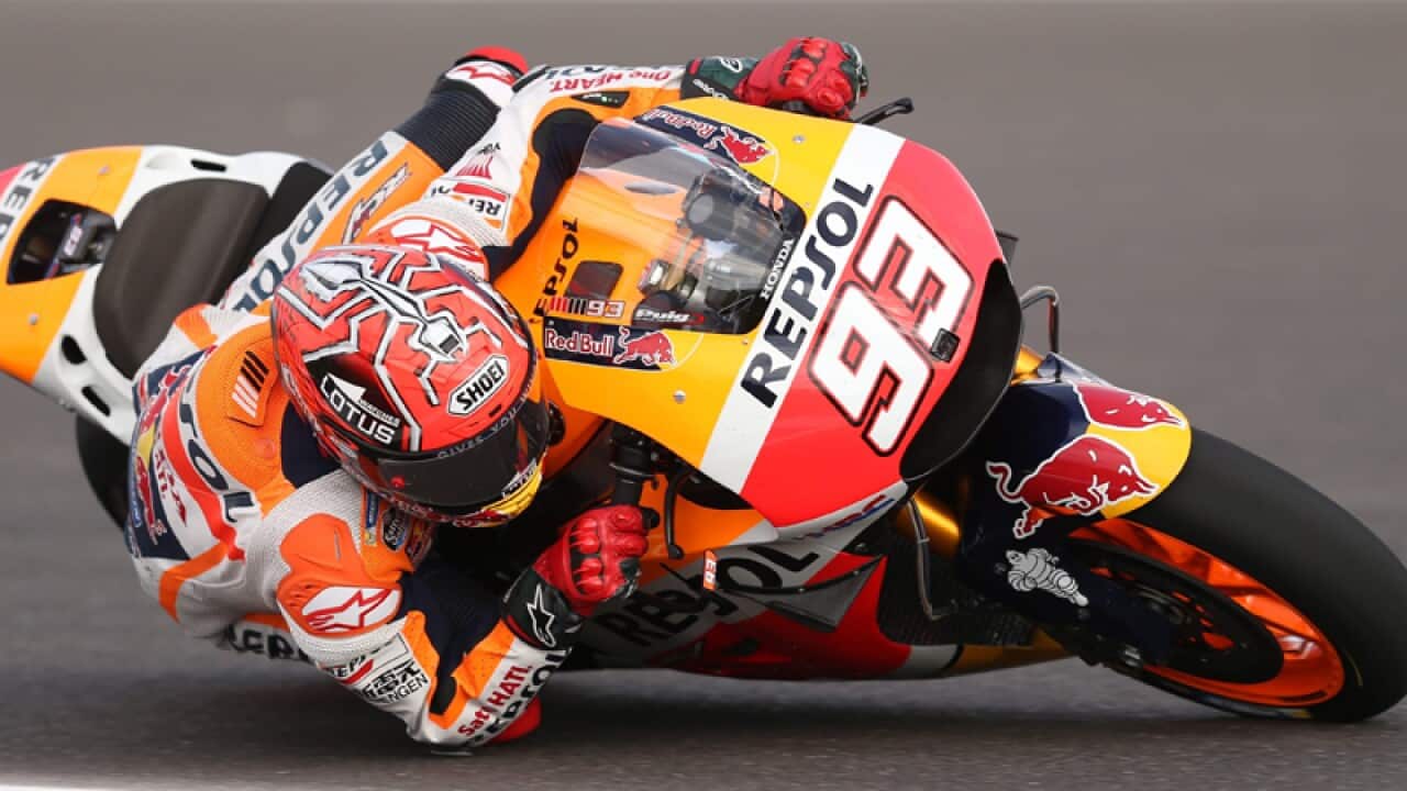 Spanish MotoGP rider Marc Marquez