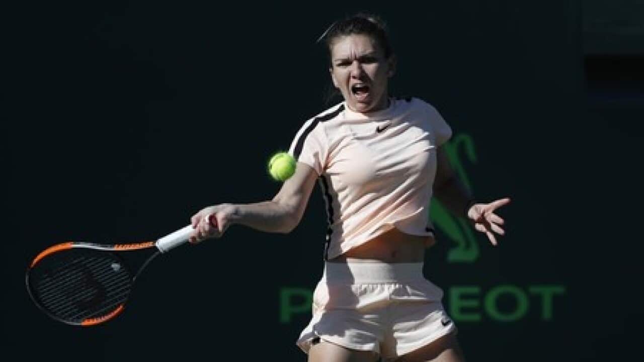 Halep survives Dodin scare to advance in Miami (Reuters)