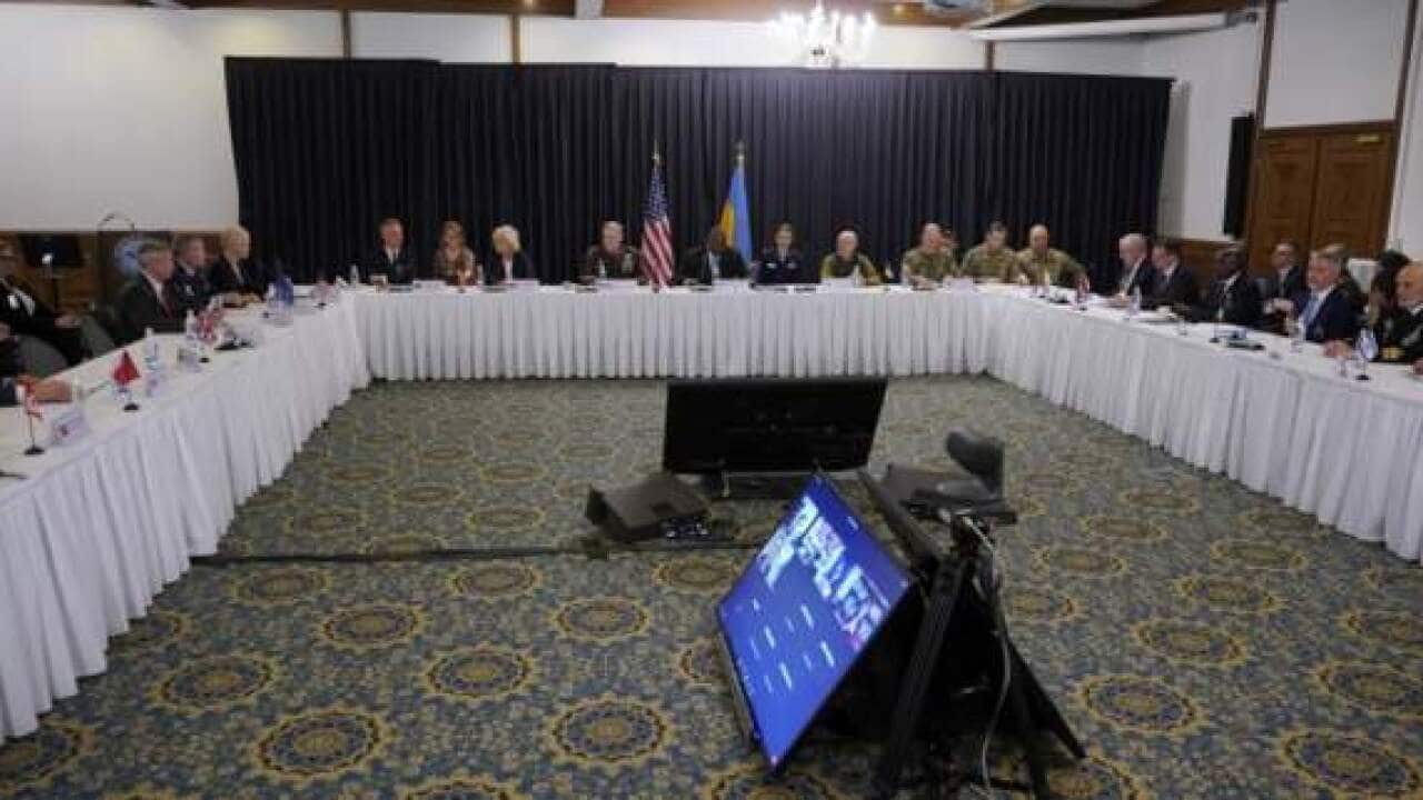 More than 40 nations gathered to show support for Ukraine at US-led talks at its Ramstein airbase, Germany