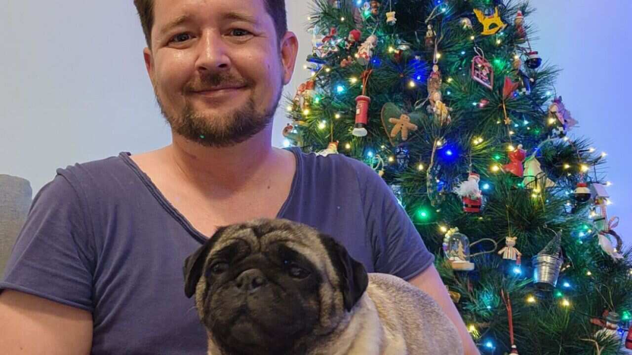 Jamie and Daisy who was adopted from the Lost Dogs Home Melbourne in 2022 - Supplied .jpeg