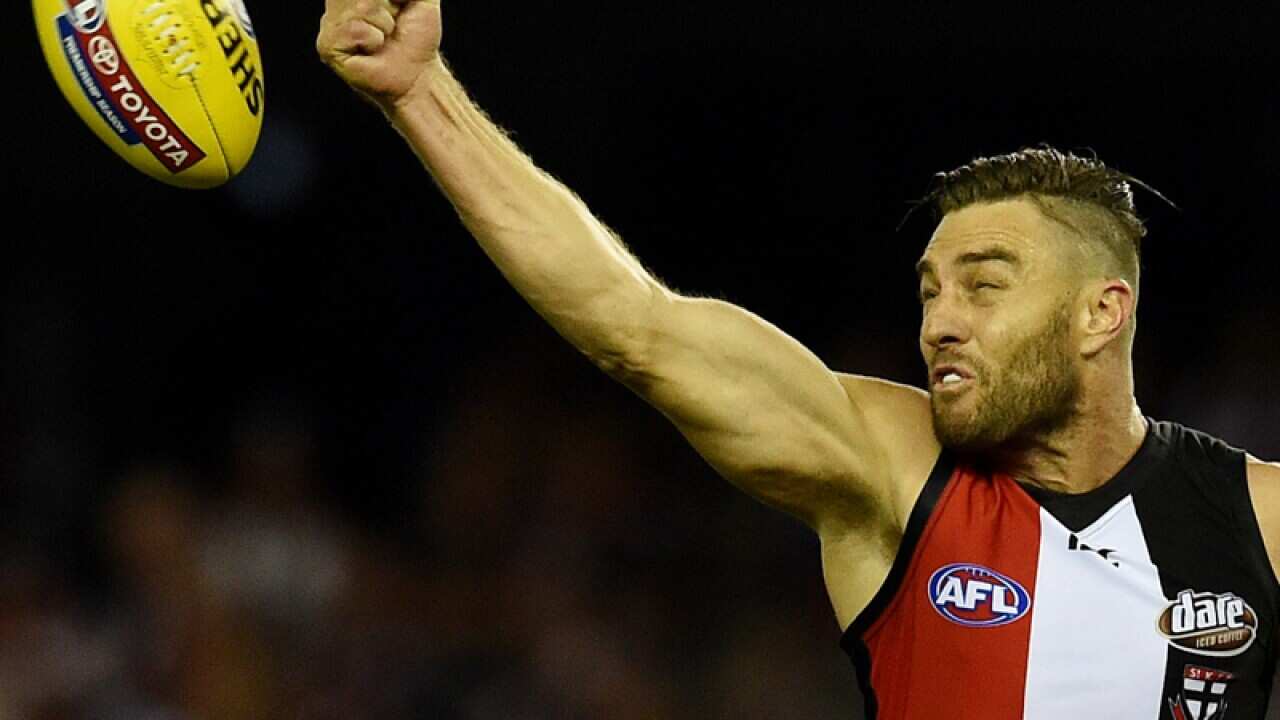 St Kilda defender Sam Fisher
