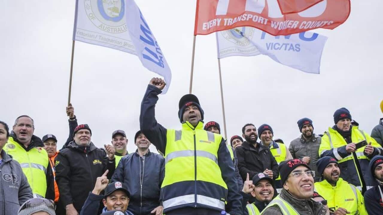 Victorian bus drivers strike