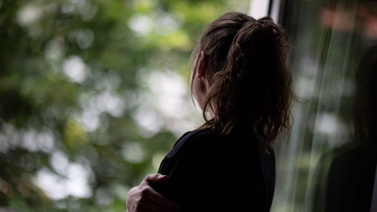 Woman at window