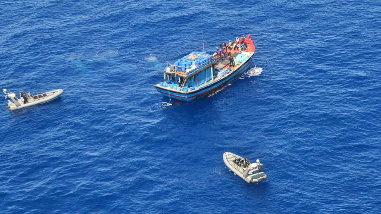 Vietnamese illegal fishing vessel apprehended in the Coral Sea
