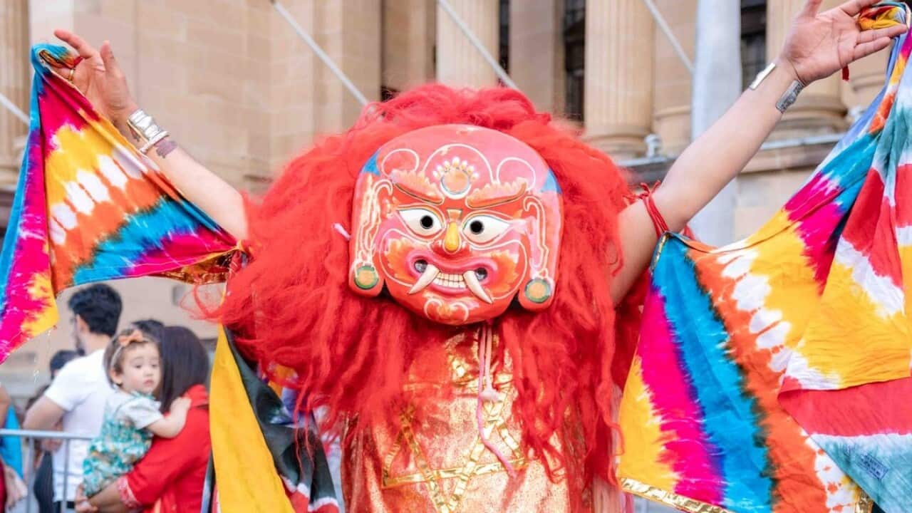 Participant at Nepal Festival organised in Brisbane in 2022.