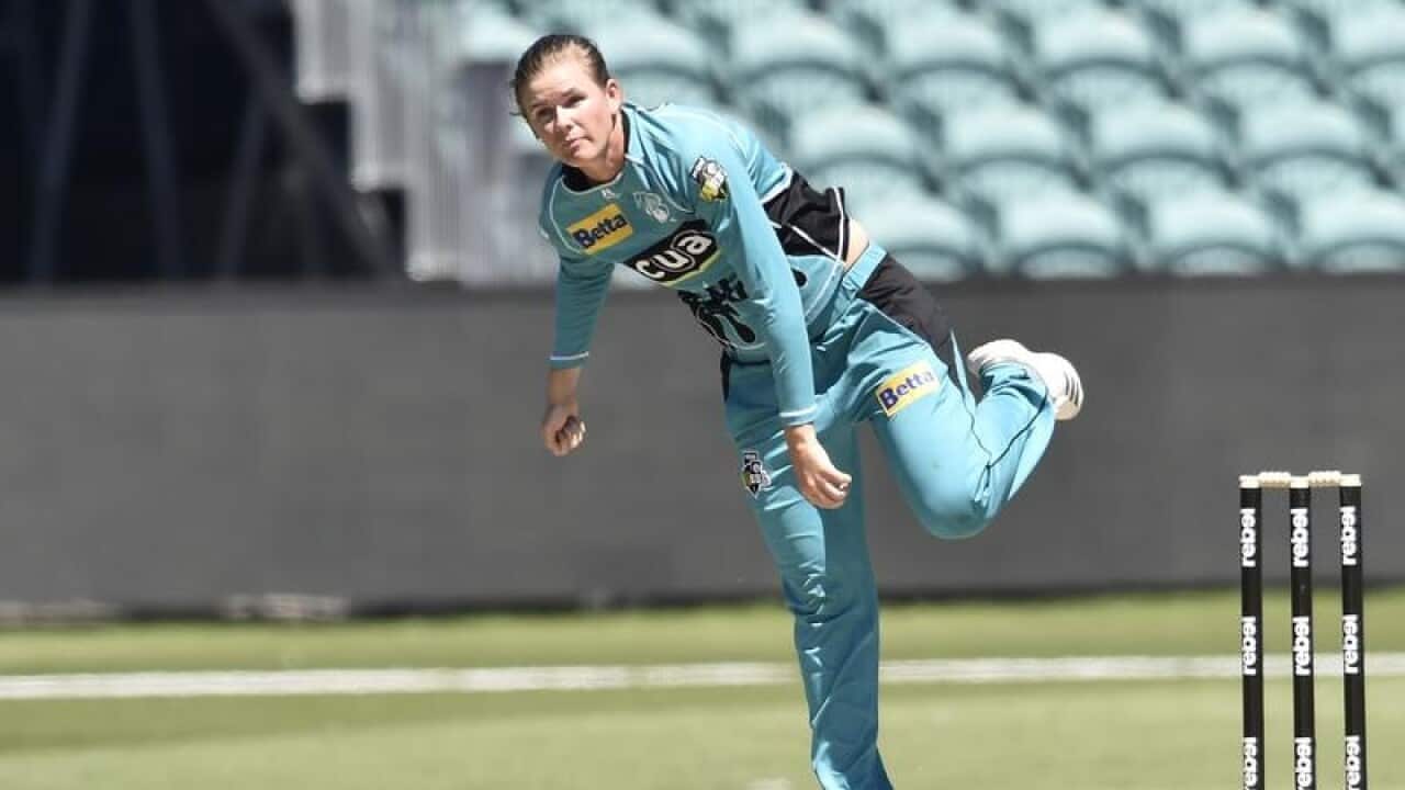 CRICKET WBBL HURRICANES HEAT JONASSEN