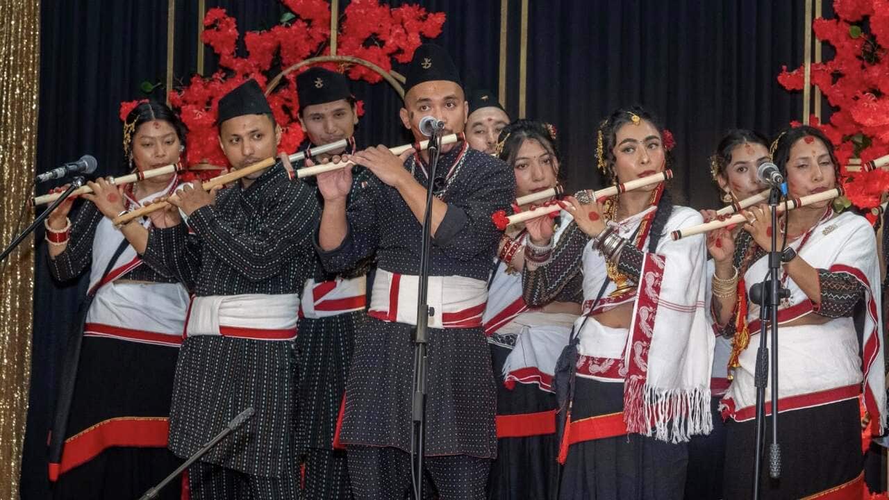 Participants at the Taste and Tunes event organised by Newa Pucha: Melbourne in Melbourne on Sunday, 18 January 2026.