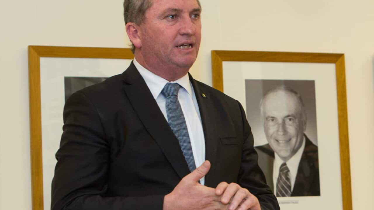 Nationals leader and Deputy Prime Minister Barnaby Joyce