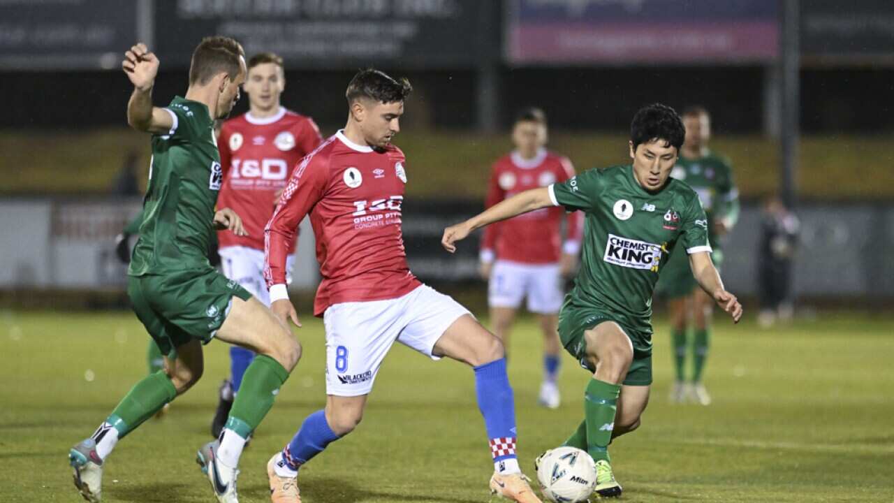 Australia: Melbourne Knights FC v Campbelltown City SC in the Australia Cup 2023, Round of 16