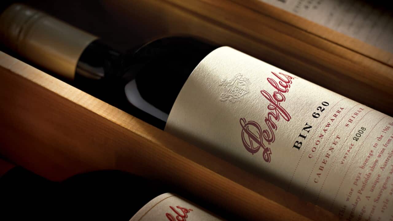 File photo of Penfolds, a Treasury Wines Estate product