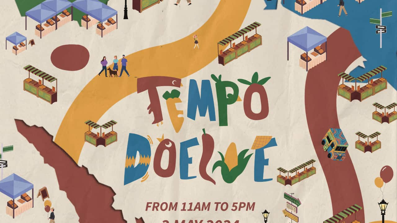 The official flyer of Tempo Doeloe 2024, PPIA University of  Melbourne - 02 May (Supplied).