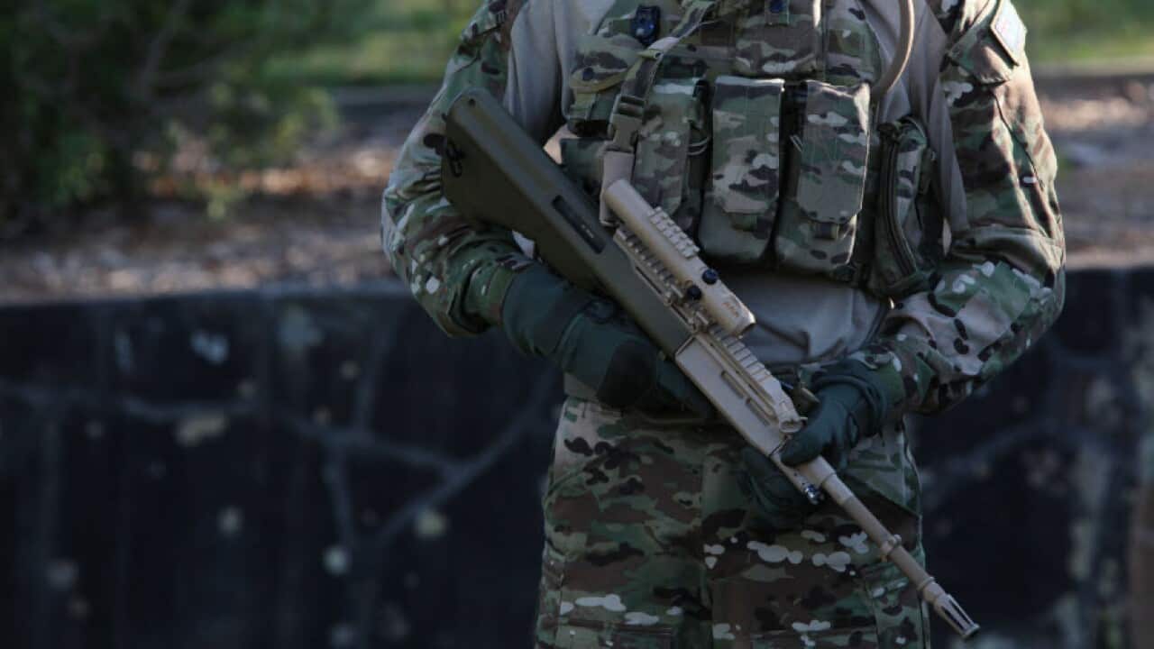 An Australian Defence Force personnel.