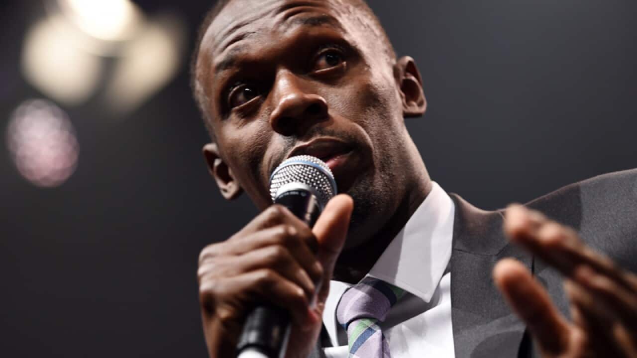 Jamaican sprinter Usain Bolt