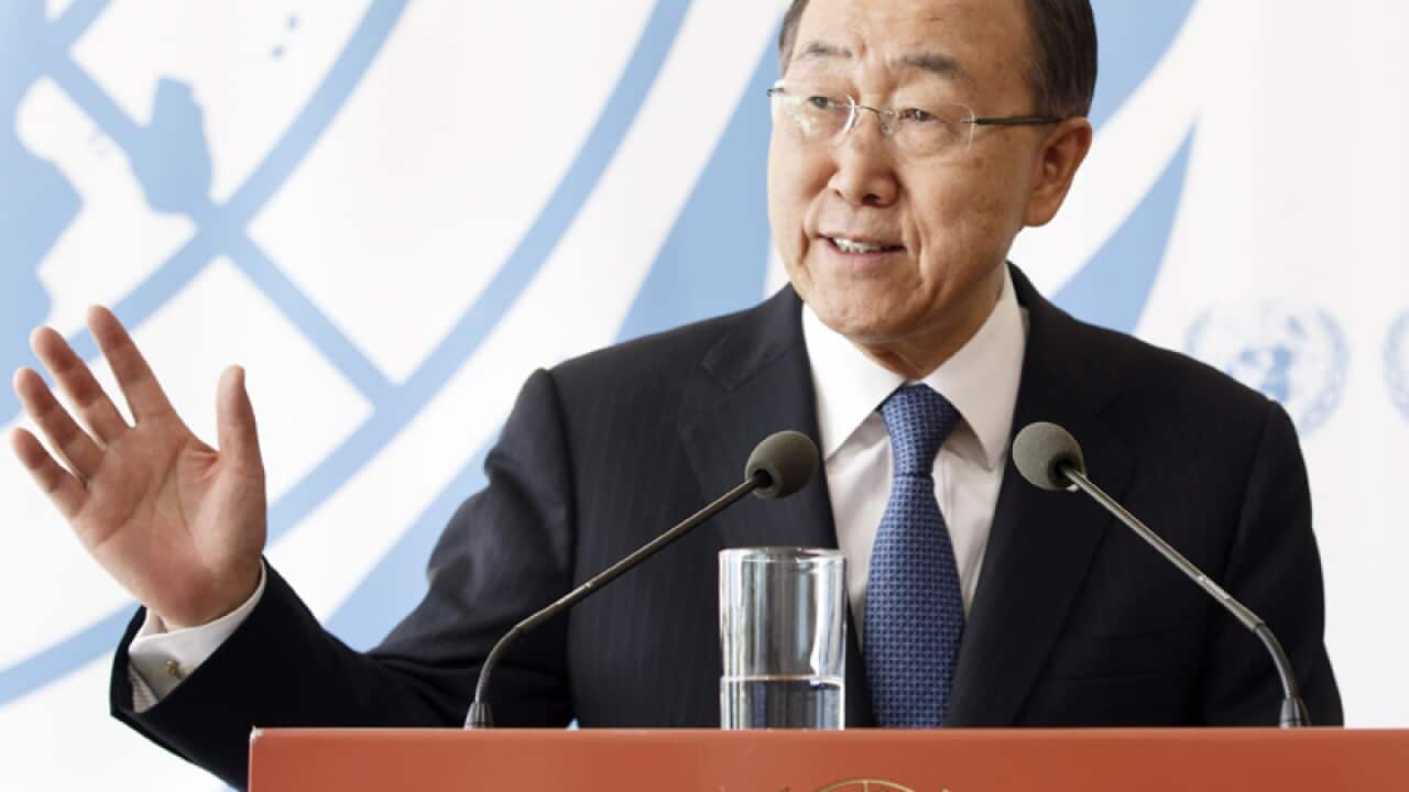 UN Secretary General Ban Ki-moon
