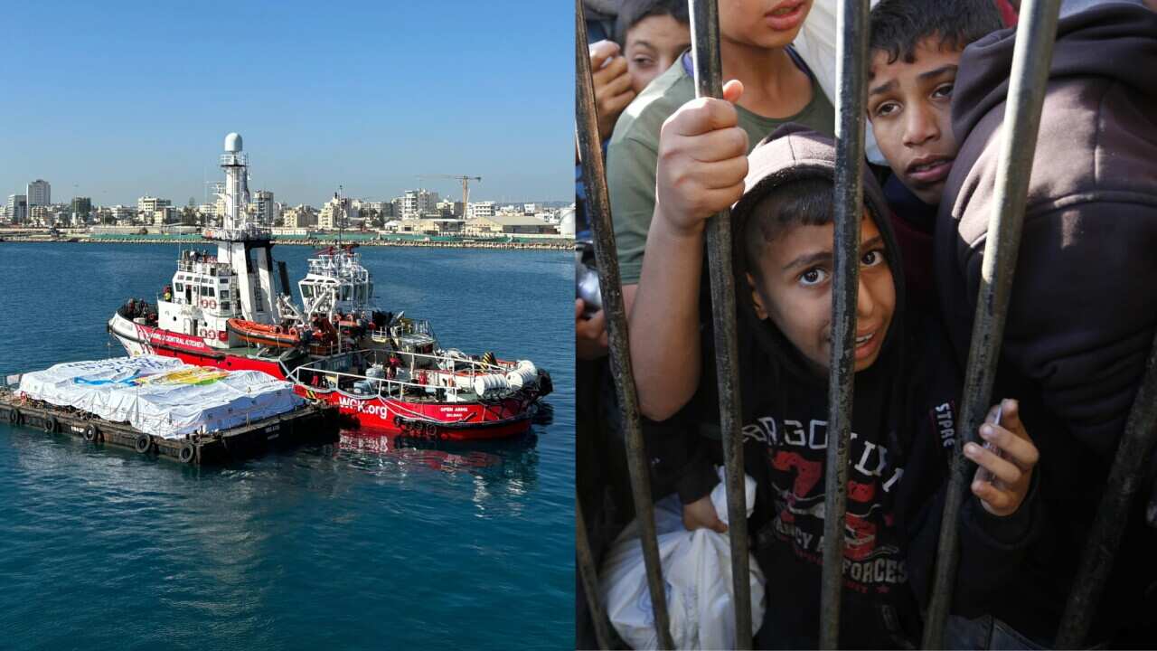‘Sign of hope’: 200 tonnes of flour, rice and protein en route to Gaza in pilot project