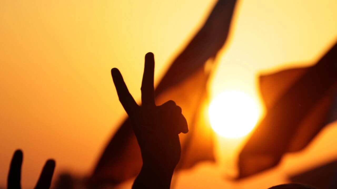 Anti-government protesters